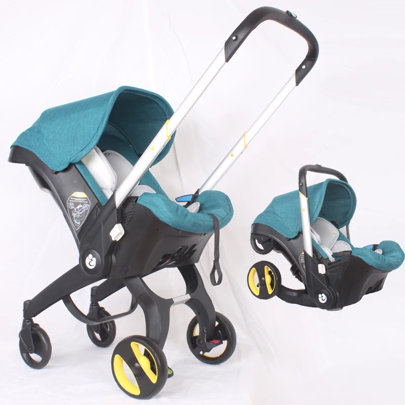

4 In 1 Newborn Baby Carriage Baby Car Safety Seat Aluminum Alloy Stroller Portable Travel System Baby Stroller