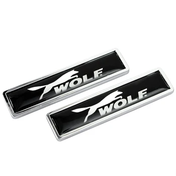 

Car Decoration Decal Side Door Sticker For Edge Wolf Logo F150 F650 F750 Focus Mondeo Kuga Fiesta Escort Mustang Explorer Excape