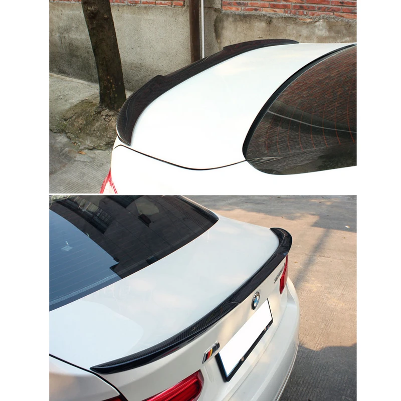 JXLCLYL Carbon Fiber M4 Style Trunk Spoiler For 12-17 BM-W 3 Series F30 F32 F33 F36