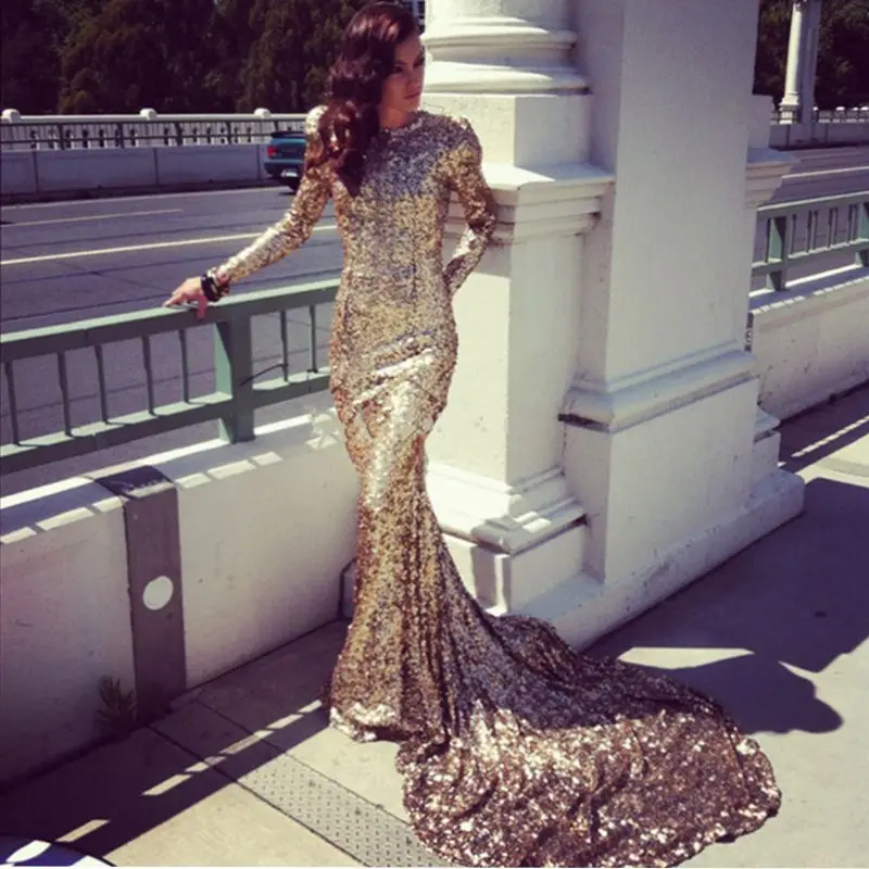 Prom-Dresses-Modest-Abayas-Dubai-Prom-Dresses-2017-Sparkling-Gold-Sequined-Long-Sleeves-Party-Dress-Court
