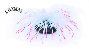 

Aquarium Decorations Glowing Effect Eco-Friendly Materials Artificial Simulation Sea Anemone A015