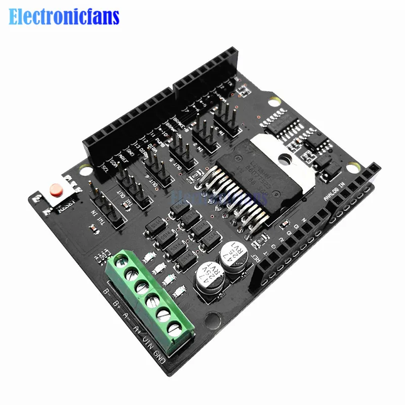 

Replace L298P For Arduino UNO R3 MEGA2560 Dual Channel DC Motor Driver Shield Expansion Board L298NH Module Driving Module