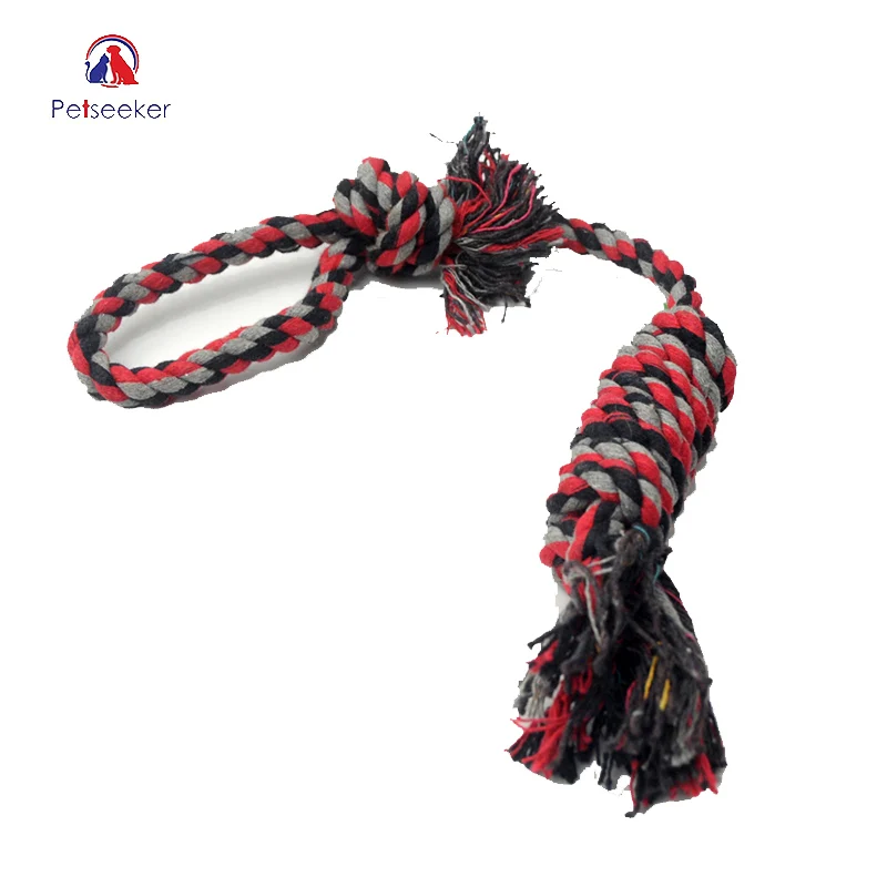 Petseeker Durable Braided Long Cotton Rope Dogs Toys For Dogs Chewing