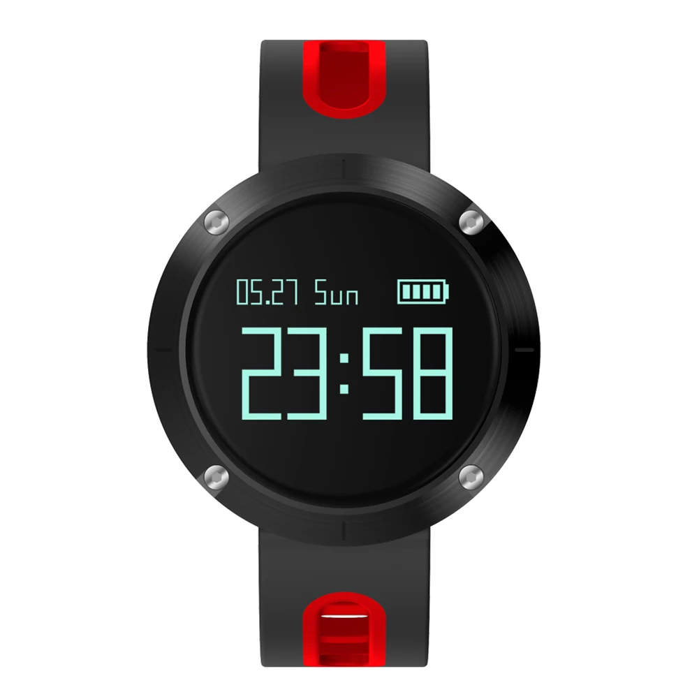 ALLOYSEED Smart Wristband 10 Kinds Languages Bluetooth 4 0 IP67 Fitness Tracker Heart Rated Monitor Pedometer
