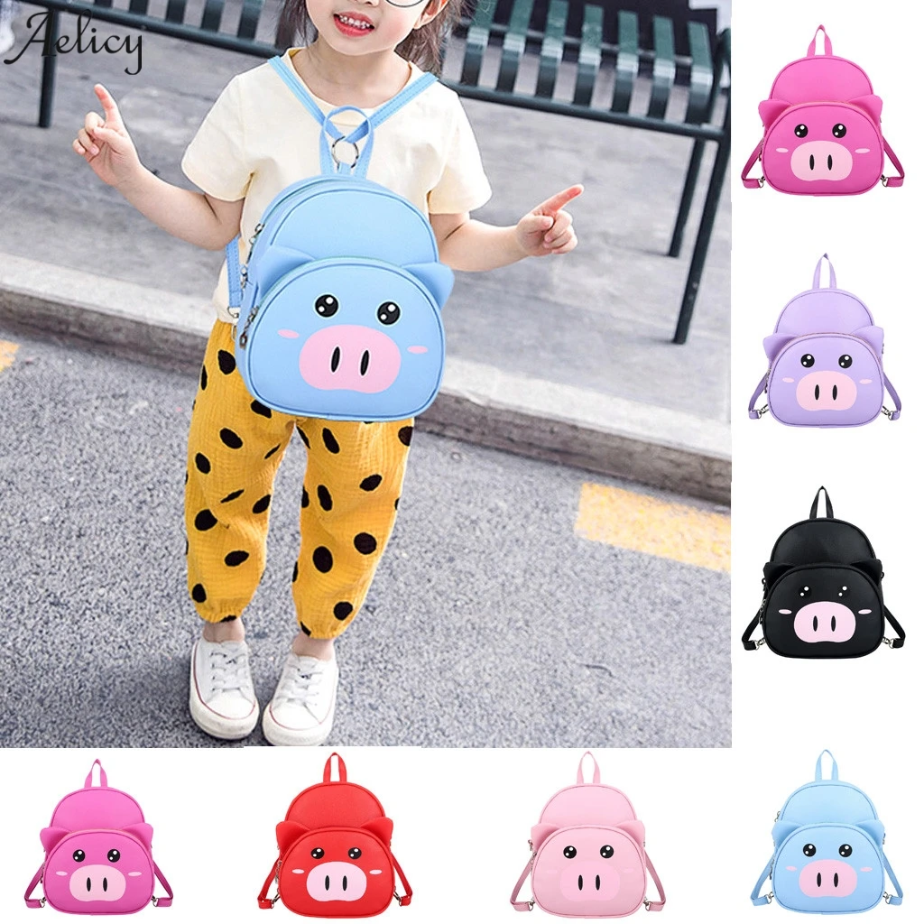 

Children Girl Boy Kindergarten Cartoon Cute Pig Shoulder Backpack Bag Primary Girl Backpack Kid Backpacks School Bag Boy