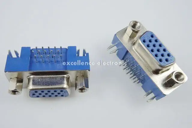 10 шт. 15 штырьков разъем VGA для печатной платы 3 ряда тип 5 08|l connector|row pin |