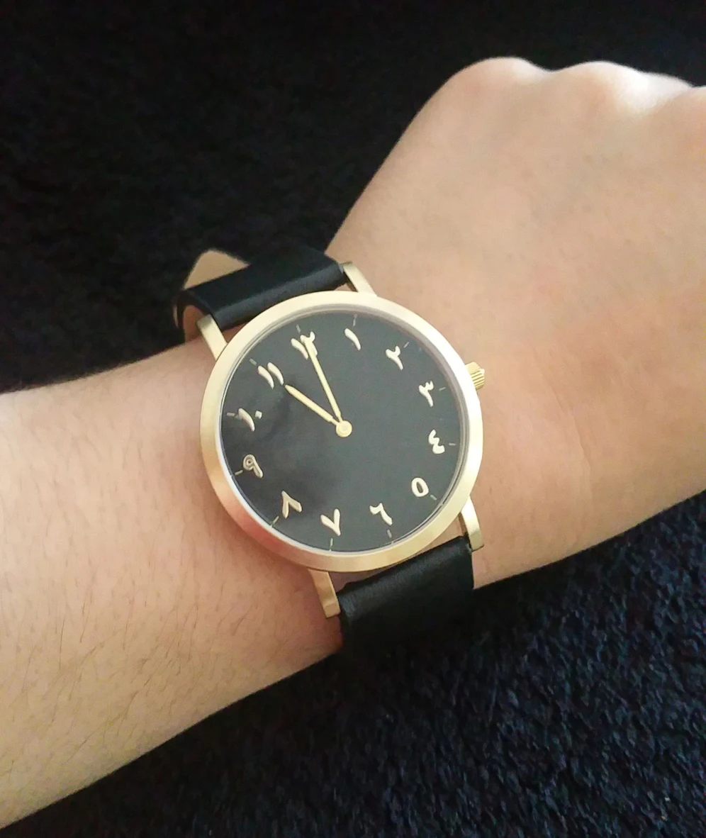 gold black