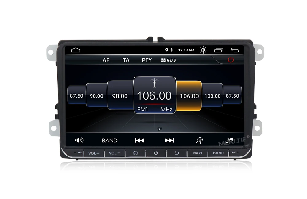 Discount Germany warehouses 9" Android 8.0 Car radio GPS Navigation for VW Skoda Octavia golf 5 6 touran passat B6 jetta polo tiguan RDS 17