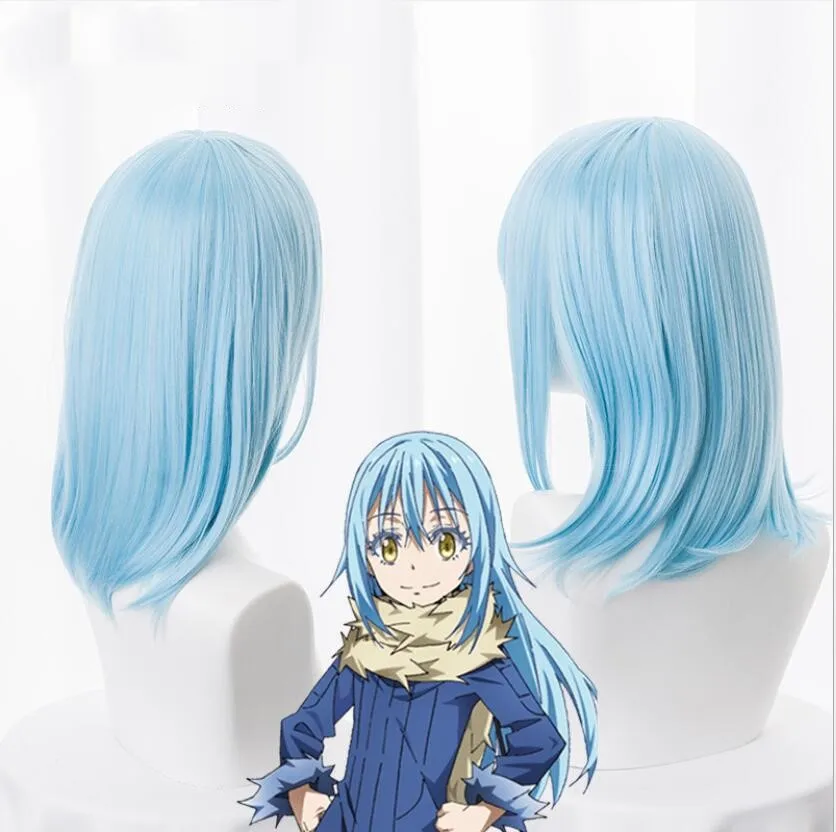 Аниме «That Time I Got Reincarnated as a Slime», парик для косплея Rimuru Tempest, костюм для косплея, подарок для волос, коллекция, подарок, Прямая поставка