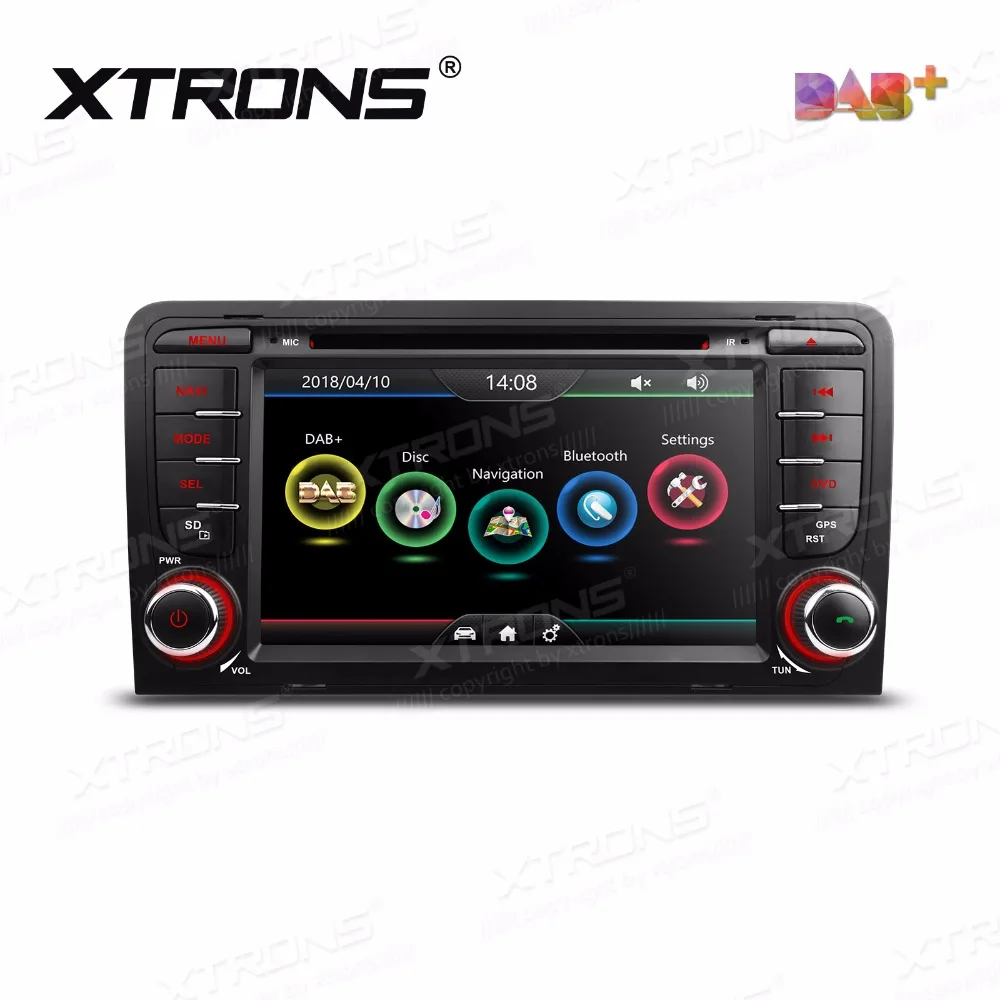XTRONS 7 &quotHD цифровой сенсорный экран Встроенный DAB + тюнер Автомобильный DVD плеер