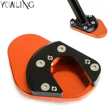 

Motorcycle CNC Aluminium Kickstand Side Stand Plate Extension Enlarger Pad FOR KTM RC390 RC 390 2014 2015 2016 2017 2018 2019
