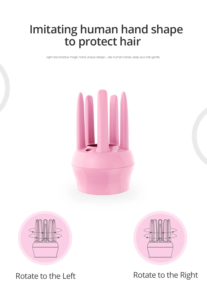 Modelador de Cabelo Automático da Vara do Cabelo Tubo de Aquecimento Nutre o Cabelo com Revestimento da Proteína da Planta Rápido em 5 Encaracolado Estilo Cerâmico Min 17 cabelo encaracolado estilo rápido em 5 min