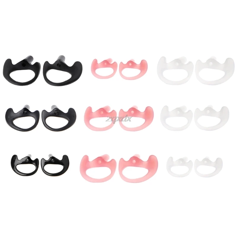 

2 x Replacement Silicone Gel Earplug Earbuds For Ham Radio Air Acoustic Headset Size S/M/L May
