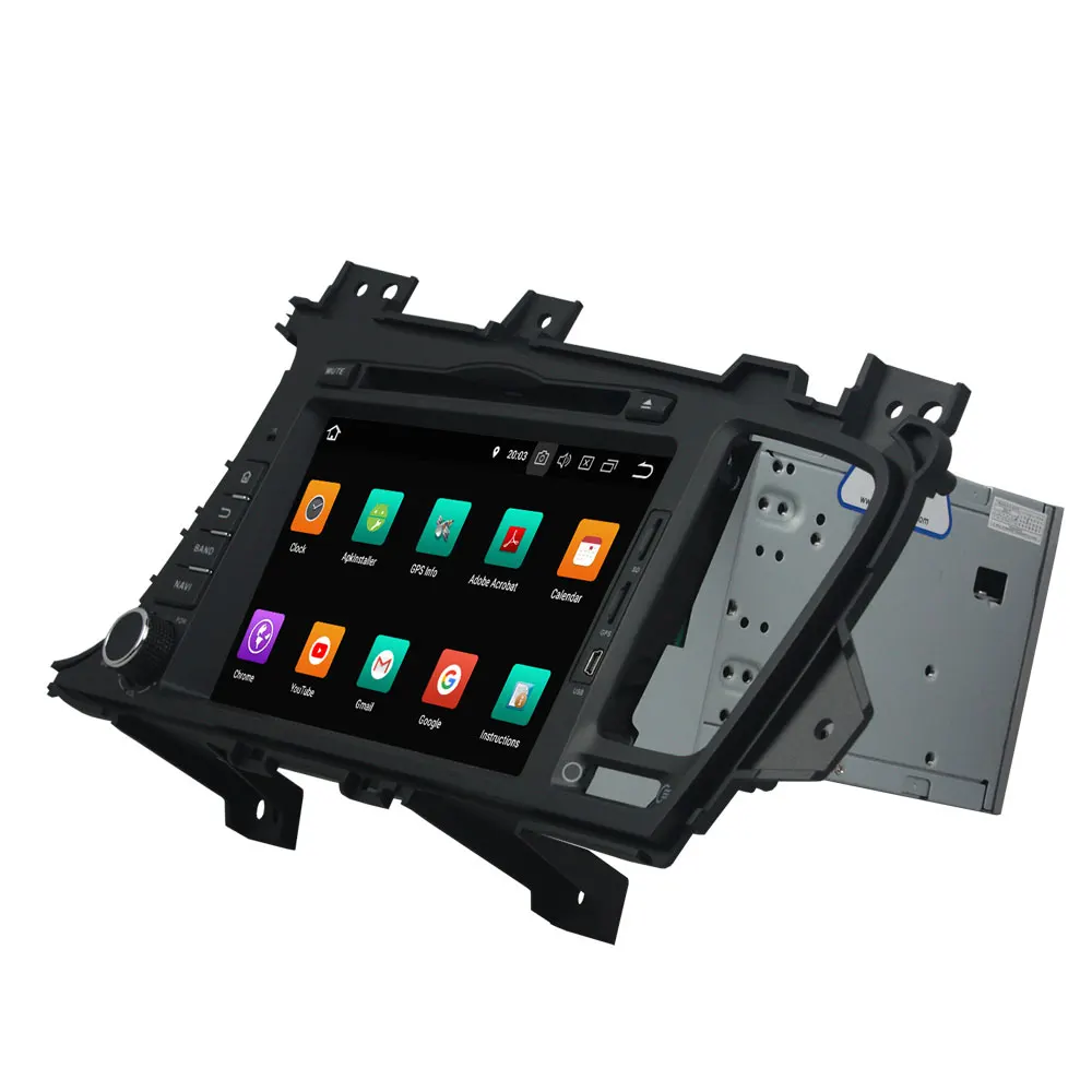 Discount Android 8.0 Octa Core Car DVD Player Multimedia For KIA Optima III (TF), K5 2010-2013 Left Wheel Car Radio With 4GB RAM 32GB ROM 2
