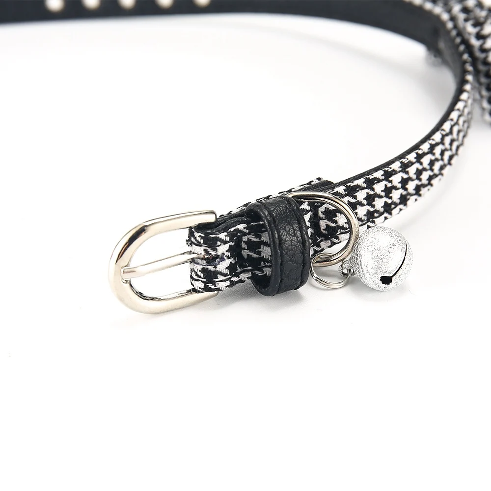 Plaid Pet Products Dog Collar For Small Dogs Cats Dog-Collar Leash Harness Puppy Cat   Collars Supplies Chihuahua Accessories  PQ015  (8)