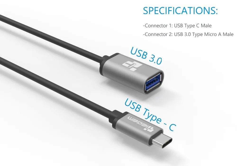 TIEGEM USB 3,1 type C OTG для Nexus 5X6 P 5 Гбит/с USB 3,1 type C к USB 3,0 type C адаптер типа OTG-C кабель для LG G5 htc M10