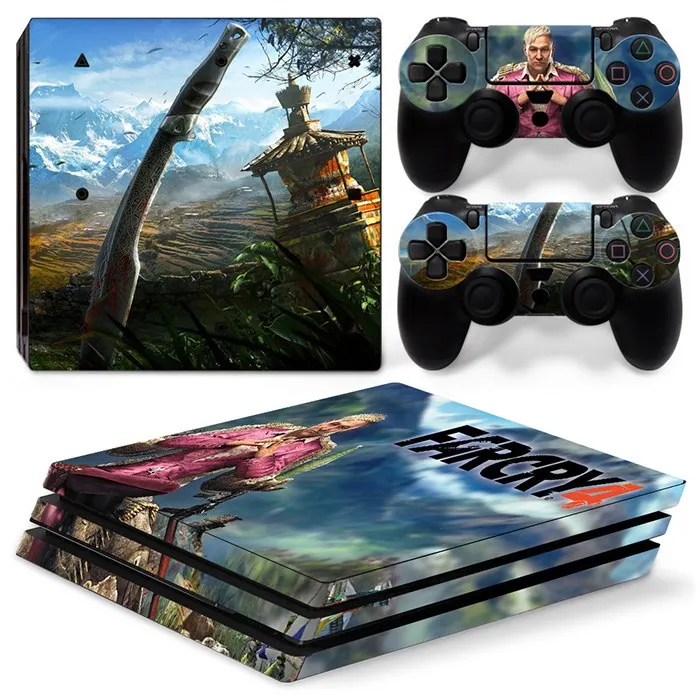 

Waterproof Cover game accessories Vinyl Skin Sticker For PS4 Pro
