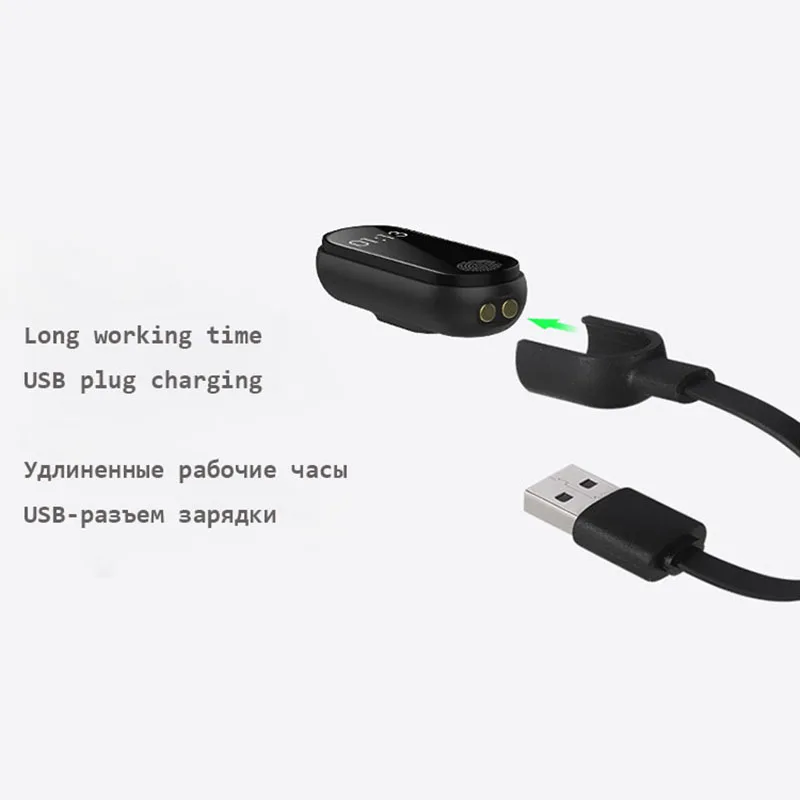 Смарт браслет M2 с пульсометром и шагомером водонепроницаемый смарт Bluetooth для iOS