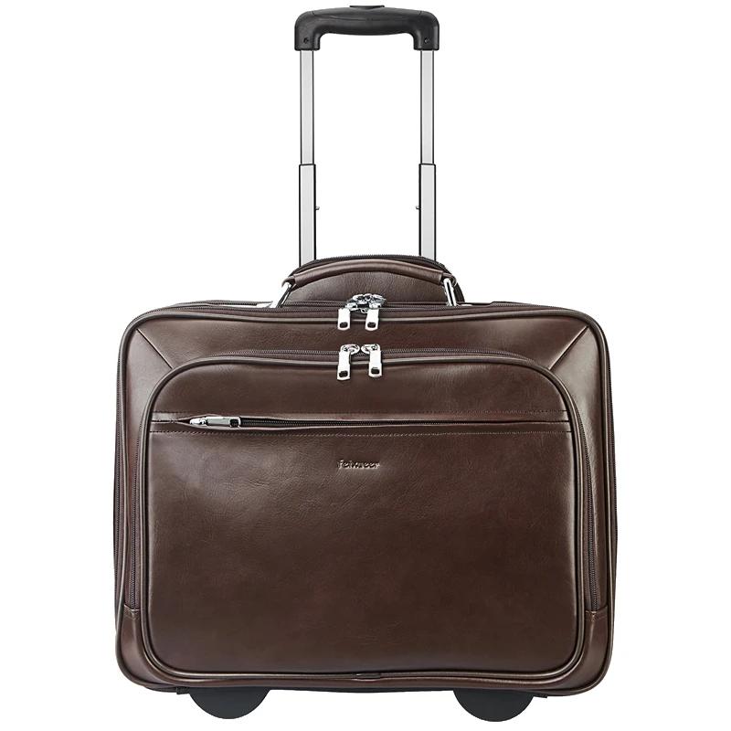 Real Leather First Layer Cowhide Suitcase Multifunctional Business