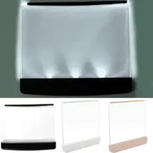 Светодиодный светильник для чтения книг с регулируемой яркостью, три цвета, панель для детей, студентов, ночной Светильник для чтения, защитные плоские лампы