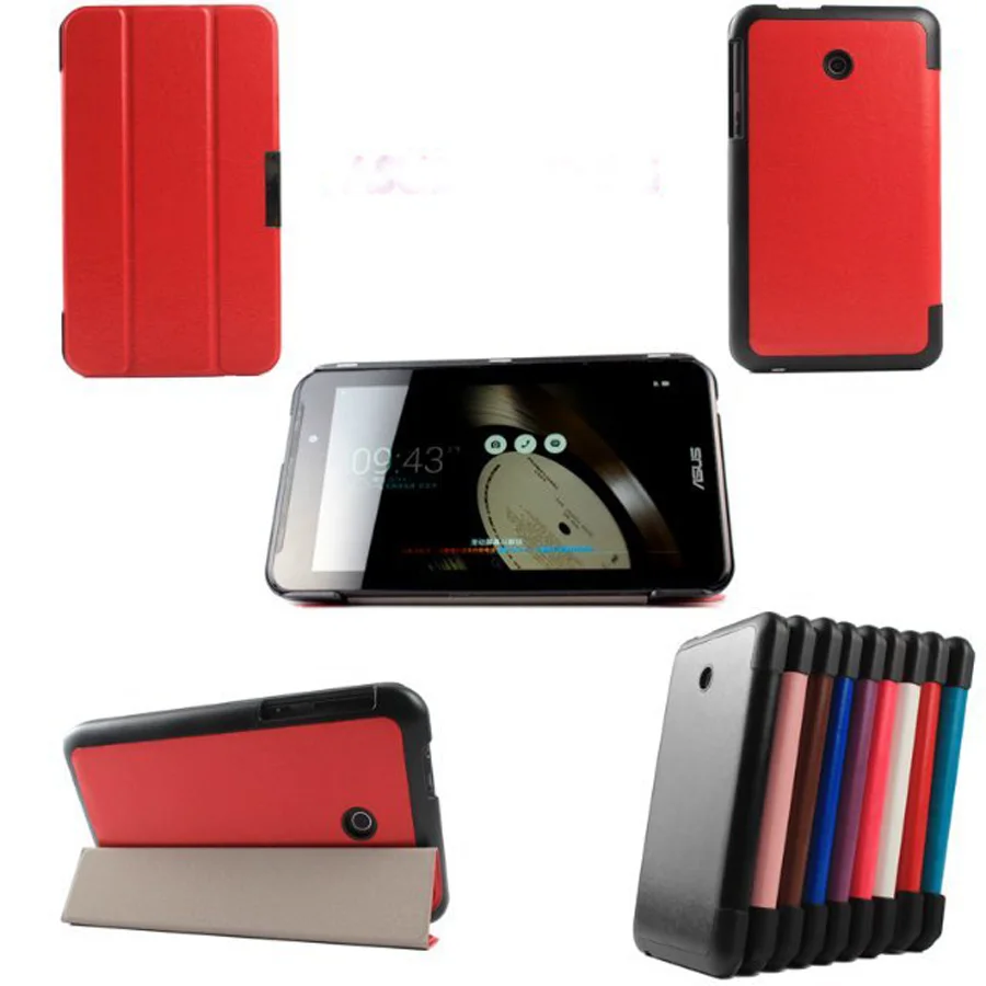 

Ultra Slim Crazy Horse Magnetic Folio Stand Luxury Leather Case Cover For ASUS Memo Pad 7 ME70CX K01A FonePad 7 FE170CG K012 7