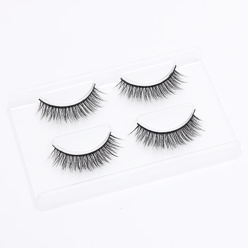 LEHUAMAO 2 Pairs 3D Mink Lashes Natural Long False Eyelashes Dramatic Volume Fake Lashes Makeup Eyelash Extension Silk Eyelashes LEHUAMAO 2 Pairs 3D Mink Lashes Natural Long False Eyelashes Dramatic Volume Fake Lashes Makeup Eyelash Extension Silk Eyelashes