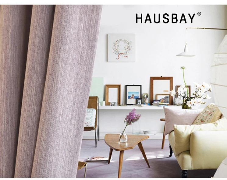 

Cotton Linen Texture Blackout Curtains for Living Room French American Style Fresh Curtains for Bedroom Window Curtains CT1024