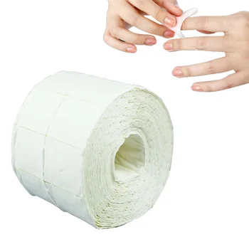 

500Pcs / Roll Nail Polish Remover Nail Wipes Nail Art Cleaner Tools Gel UV Tips Decoration Manicure Tools Beauty
