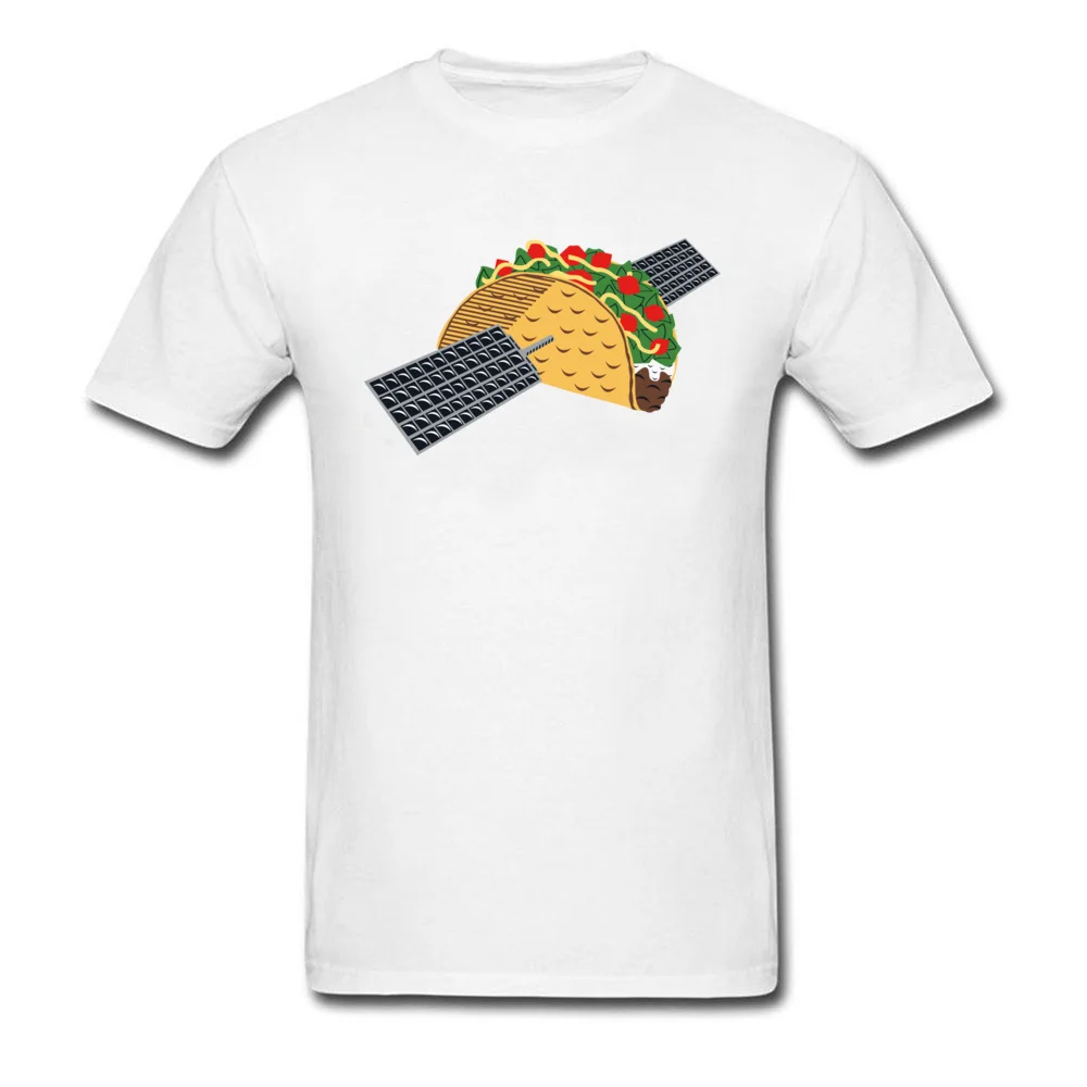Orbital T.A.C.O. Satellite Short Sleeve Tees O-Neck 100% Cotton Fabric Men T Shirts Fashionable Tops Shirts Classic Orbital T.A.C.O. Satellite white