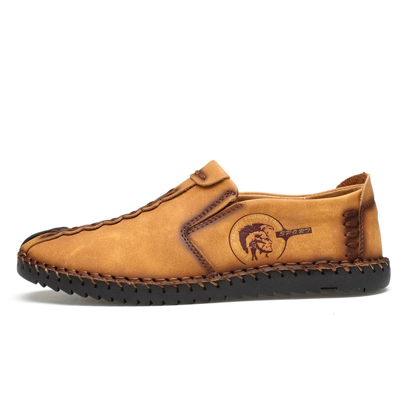 

Fashion Casual Shoes High Quality Non-slip Leather Shoes Comfortable Men Loafers Shoes Men Flats Hot Sale 2018 New Leisure Shoes