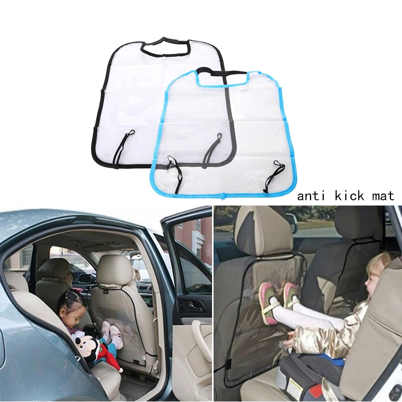 

Car Seat Cushion Back Protection Pad Waterproof Pedals Anti-Kick Pad Seat Backrest Pad Automotive Interior Accessories