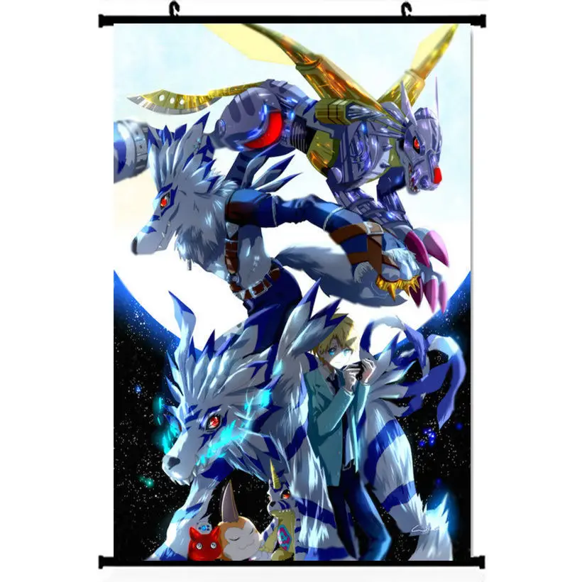 

Digimon Adventure Tri Anime Silk Poster Wall Scroll Gabumon Omegamon 80x60cm
