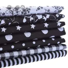 Тонкая Хлопчатобумажная Ткань Лоскутные материалы для шитья скрапбукинга жировые кварталы ткани для квилтинга рукоделие узор 50*50 см 7 шт. BCC01B