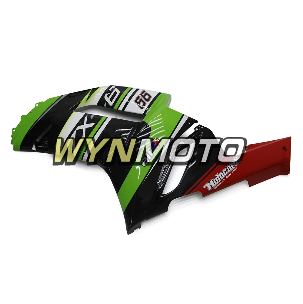 В комплекте из АБС-пластика инъекции Обтекатели для Кавасаки ZX-6R ZX6R 636 2007 2008 мотоциклетные Обтекатели зеленый красные, черные рамы кузова