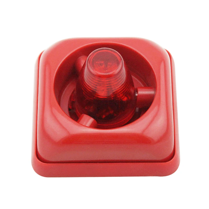 

Audible and visual alarm fire room DC 24V wall mounted domestic audible and visual alarm wholesale Fire Protection Fire Alarm