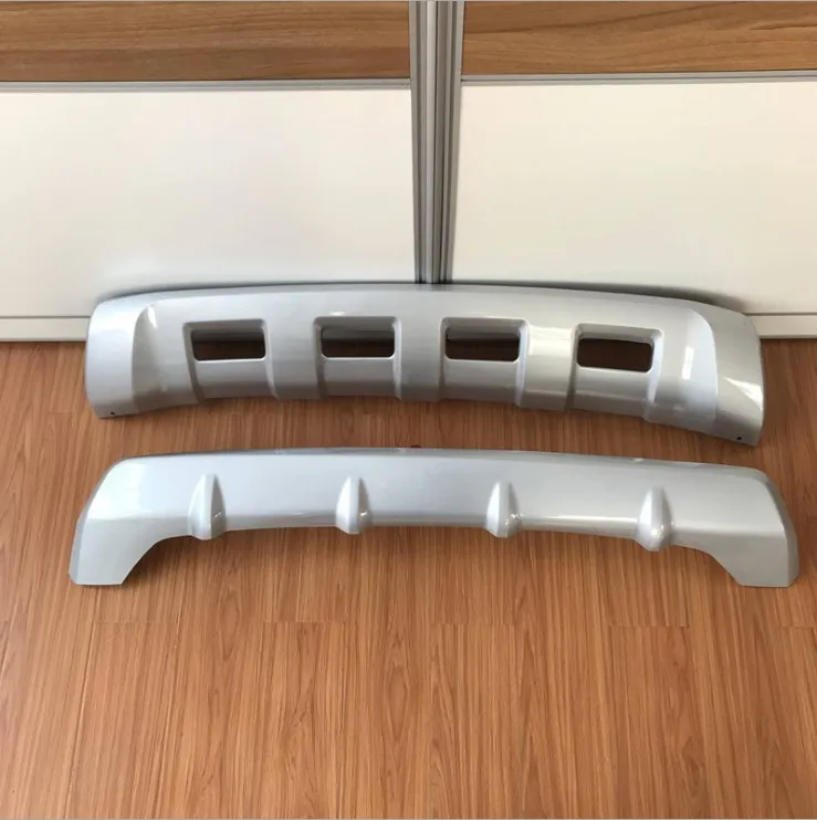 

MONTFORD ABS Front Rear Bumper Diffuser Skid Protector Plate Guard Cover Board Trim For Mitsubishi Pajero Sport 2016 2017 2018
