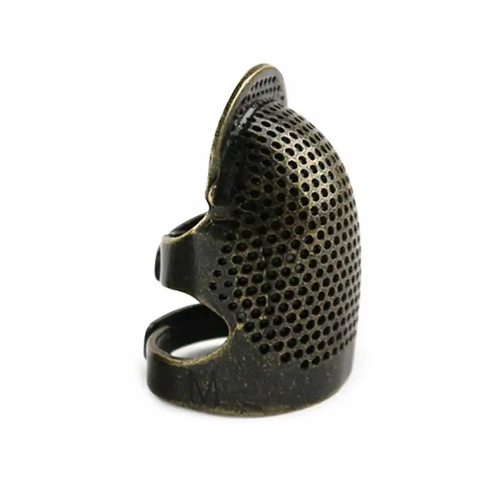 D& D 1 шт. античный металлический латунный наперсток для шитья иглы защита пальцев DIY Швейные Инструменты Аксессуары 2 размера - Цвет: M