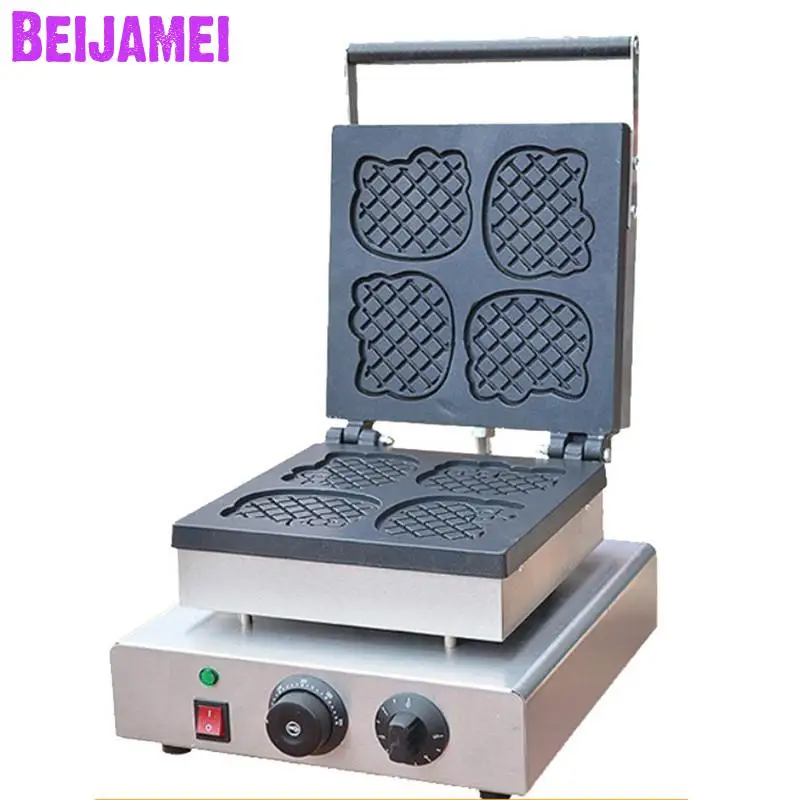 

BEIJAMEI Electric Hello Kitty cat shape waffle maker machine/commercial muffin cake machine/waffle making machines