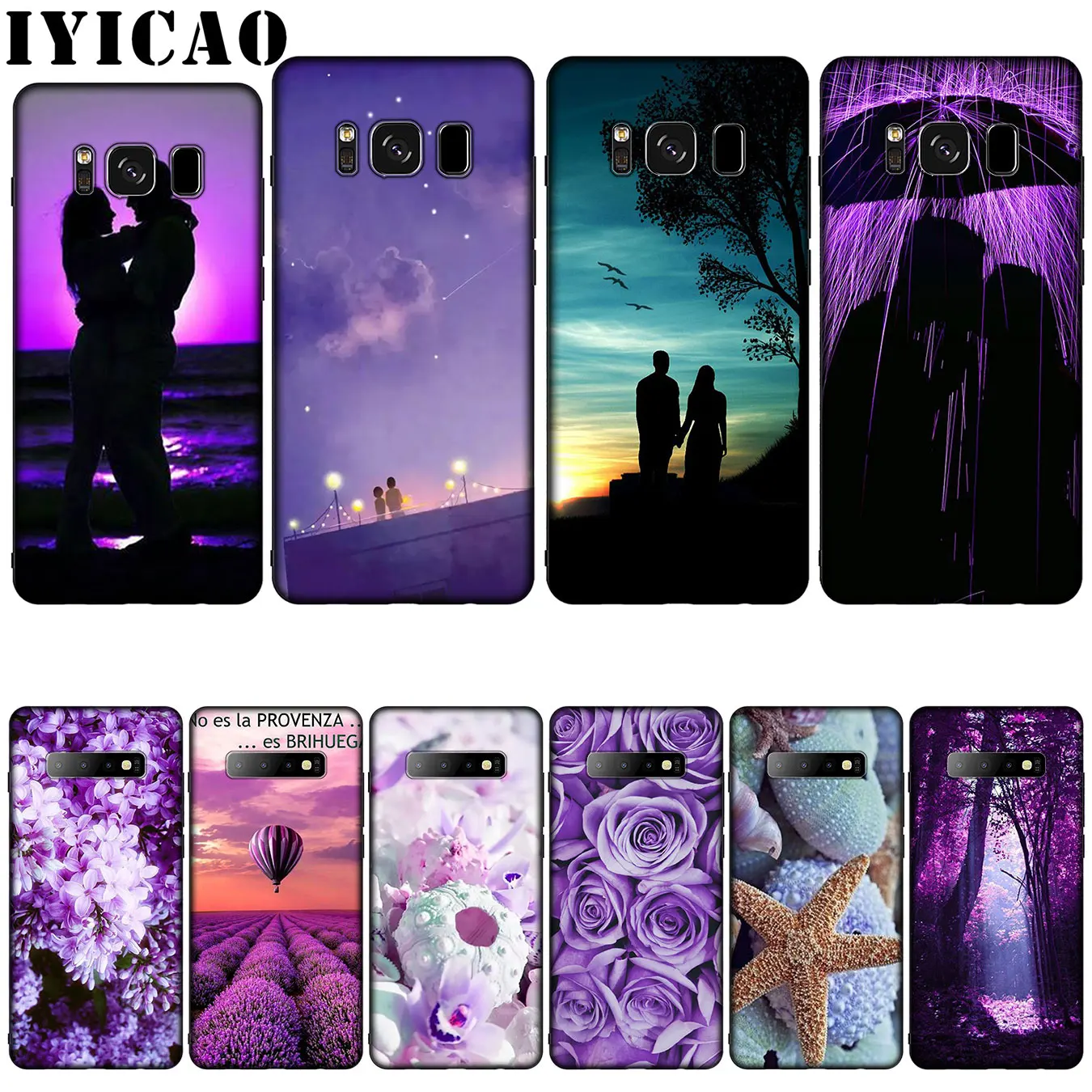 infinity on Purple Coque Shell Silicone Soft Phone Case for Samsung Galaxy S20 S10 S9 S8 Plus Lite Ultra S6 S7 Edge S10e E Cover | Мобильные