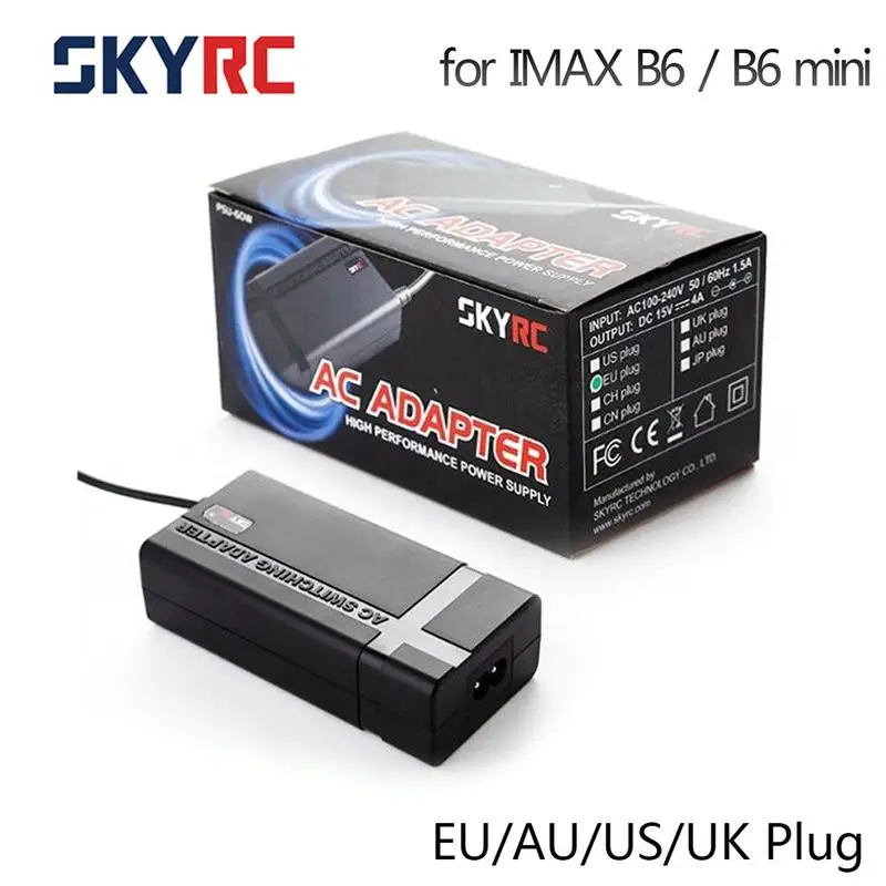 

SKYRC Adapter 15V 4A 60W Power Supply For IMAX B6 / B6 Mini Balance Charger