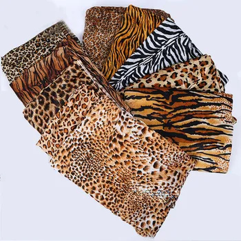 

Animal Patterns Zebra Print Leopard Printed Short Pile Faux Fur Fabric For Costumes/Home Decoration