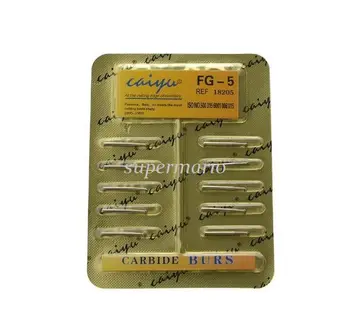 

1 Pack Dental Tungsten Steel Carbide burs FG-5 For High Speed Handpiece Bit free shipping (FG-5)