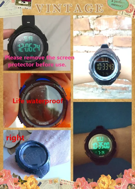 Luxury Sports Watch Men Analog Digital Military Silicone Army Sport LED Waterproof Wrist Watches Men Relogio Masculino For Gifts -