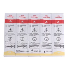 Tattoo Permanent Makeup Pen Cartridge 100pc 3R Disposable Sterilized Machine Needles Tips for Eyebrow lip Microblading Supplies