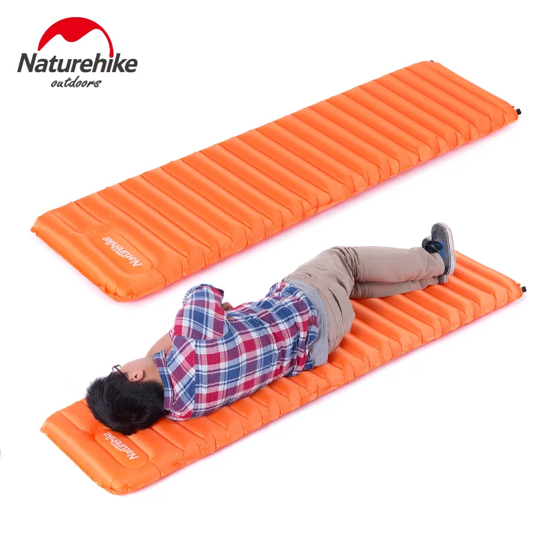 Naturehike في الهواء الطلق التخييم حصيرة نفخ ملء الهواء مويستوريبروف وسادة النوم المشي فراش المحمولة سادة