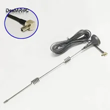 1 шт. 2,4 ГГц 5dBi wifi антенна TS9 под прямым углом 3 м кабель Магнитная база беспроводной маршрутизатор усилитель#1 антенна Wi-Fi для ноутбука