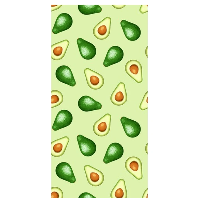 Funny Green Avocado Microfiber Beach Shower Towels Face Hand Kitchen Avocados Lightweight Sport Pool Towels Food 35X75 70X140