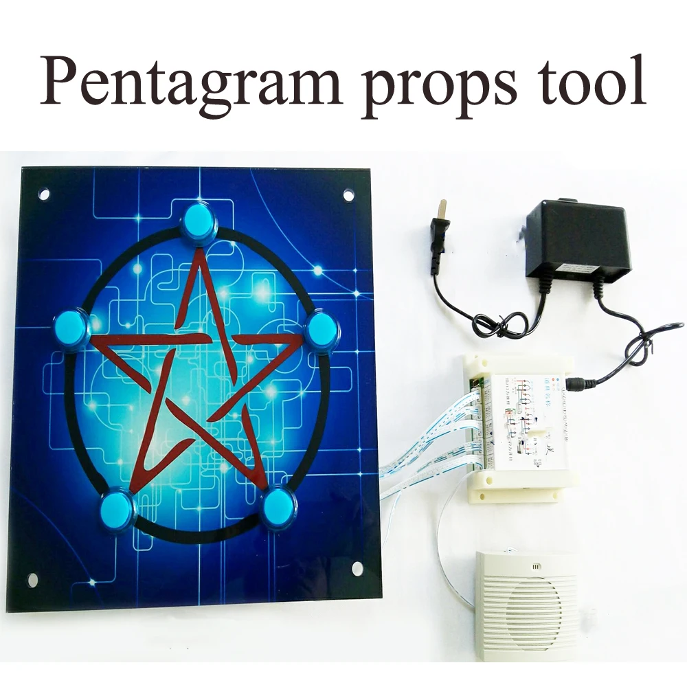  Light up the five-pointed star prop (2)