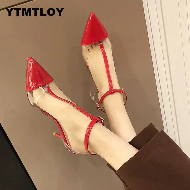 Женские пикантные туфли лодочки на высоком каблуке черные свадебные с острым