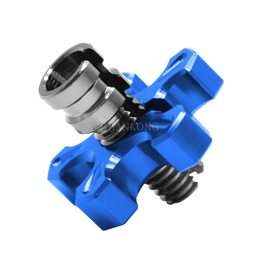 Аксессуары для мотоциклов M10 M8* 1,5 CNC сцепление провода корректировочный кабель для HONDA SUZUKI KAWASAKI Yamaha vmax 1200 TMAX530 MT125 - Цвет: 8mm blue
